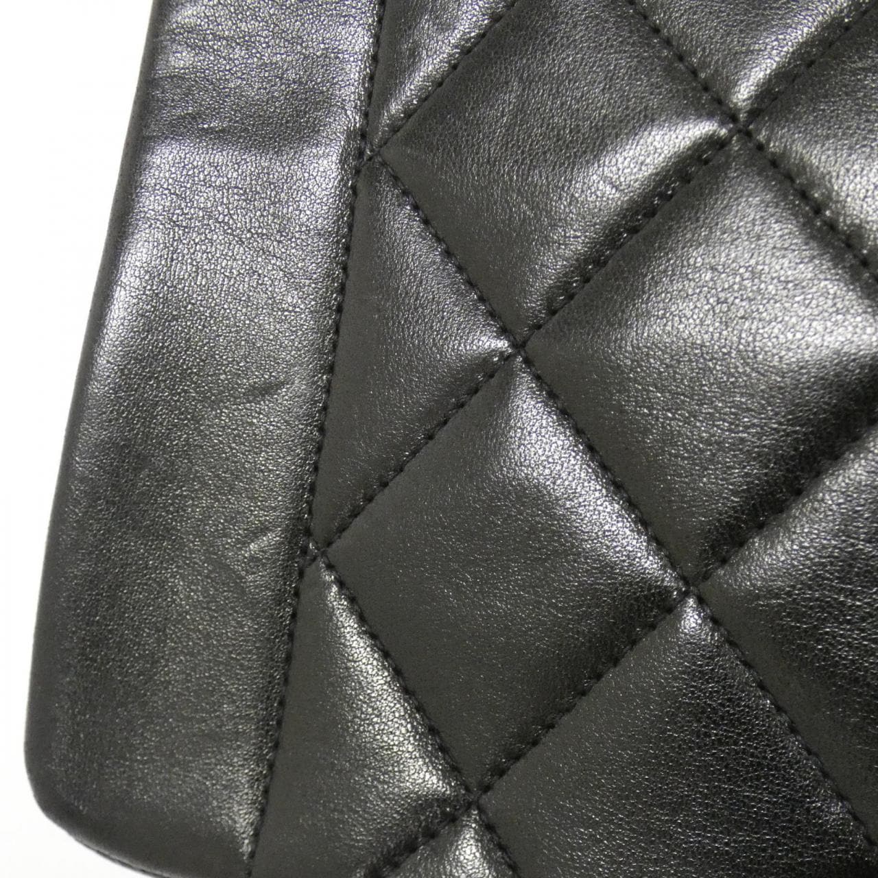 CHANEL 01164 Shoulder Lambskin 黑色 羊皮 中古品B - 縮圖 6