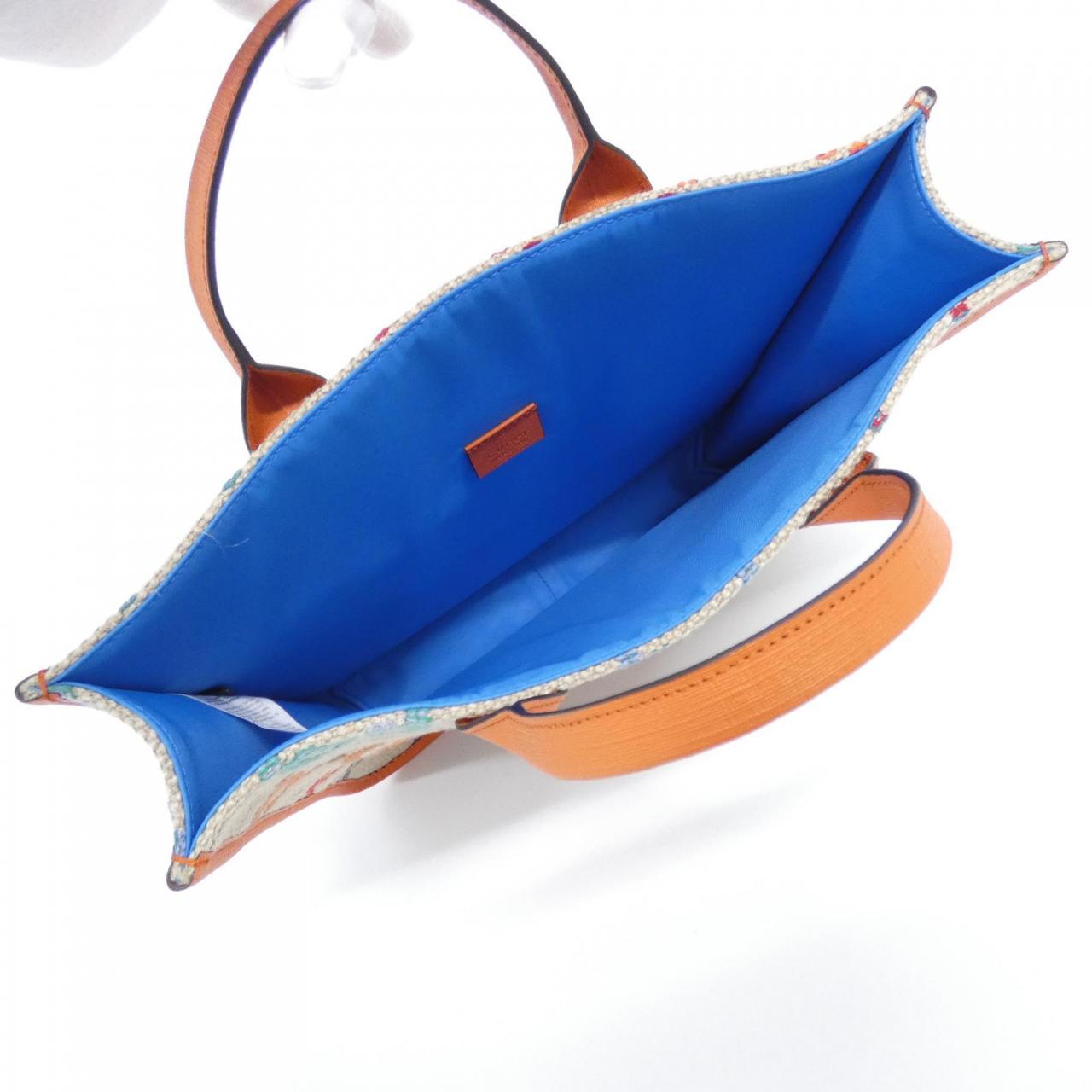 GUCCI 550763 2KMA0 Bag Canvas 橙色 帆布 - 縮圖 6