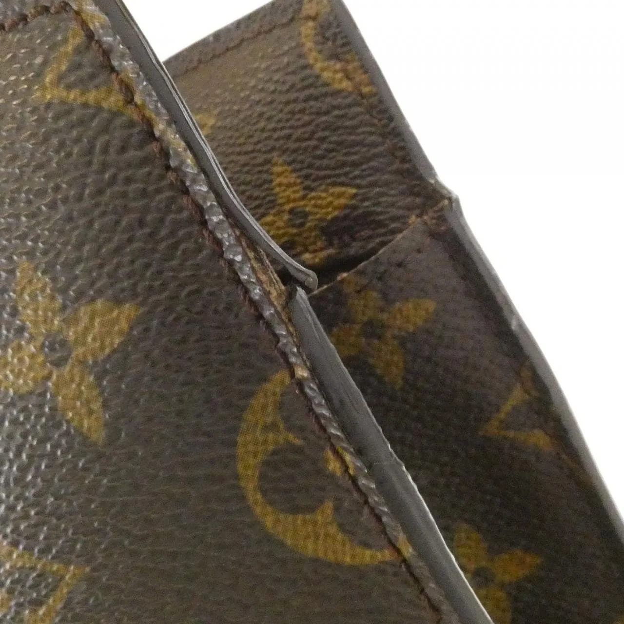 LOUIS VUITTON M51102 Handbag Monogram 黑色 Monogram 中古品B - 縮圖 3