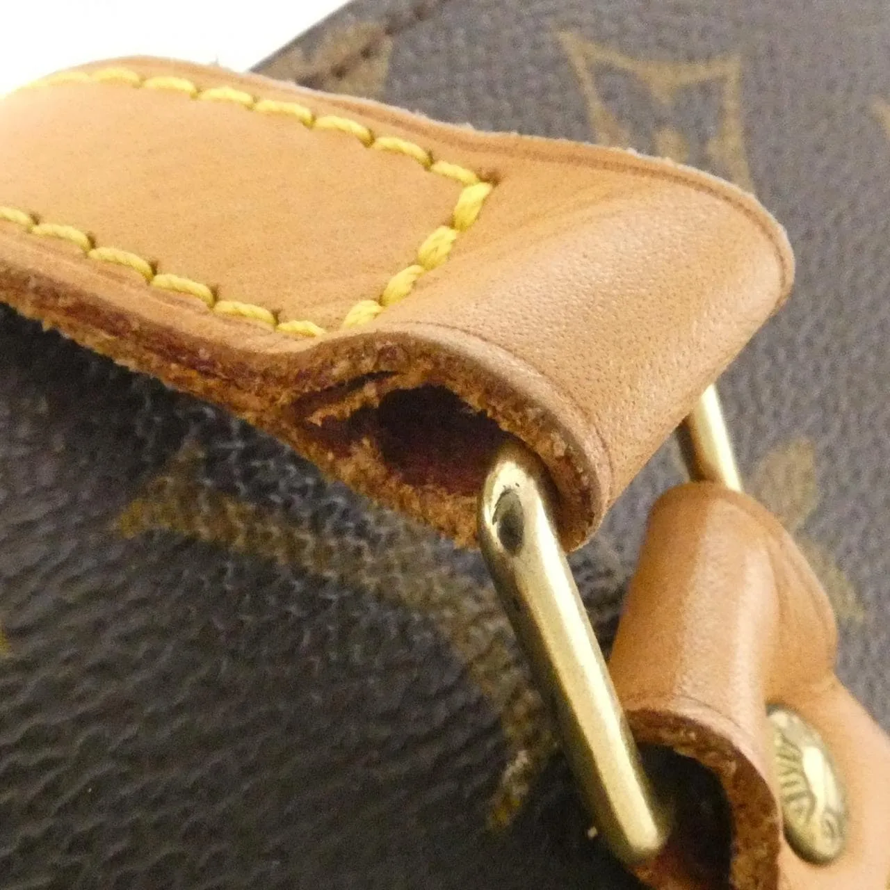 LOUIS VUITTON M51102 Handbag Monogram 黑色 Monogram 中古品B - 縮圖 7