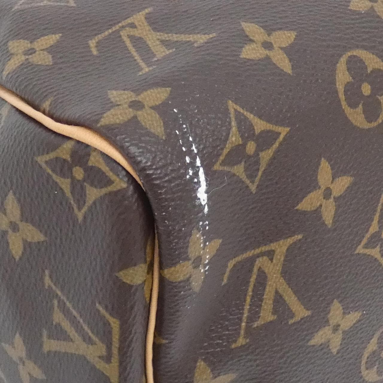 LOUIS VUITTON Speedy M41108 Boston Bag Monogram 黑色 Monogram - 縮圖 2