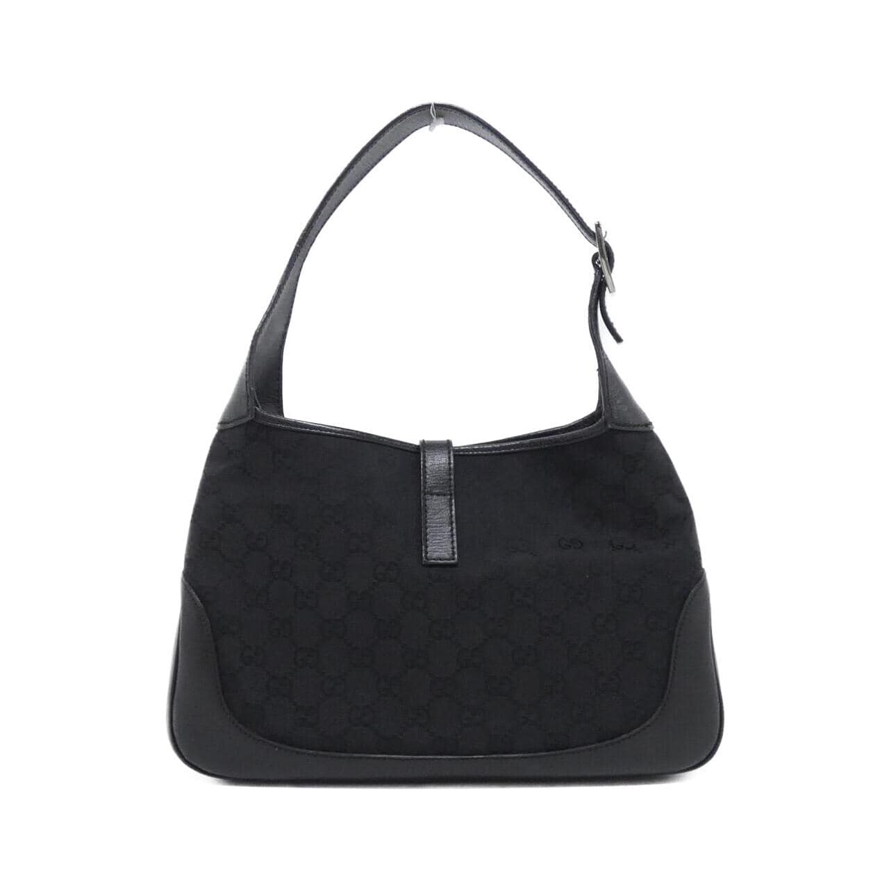 GUCCI 00963 Shoulder Bag Canvas Black Canvas - Thumbnail 2