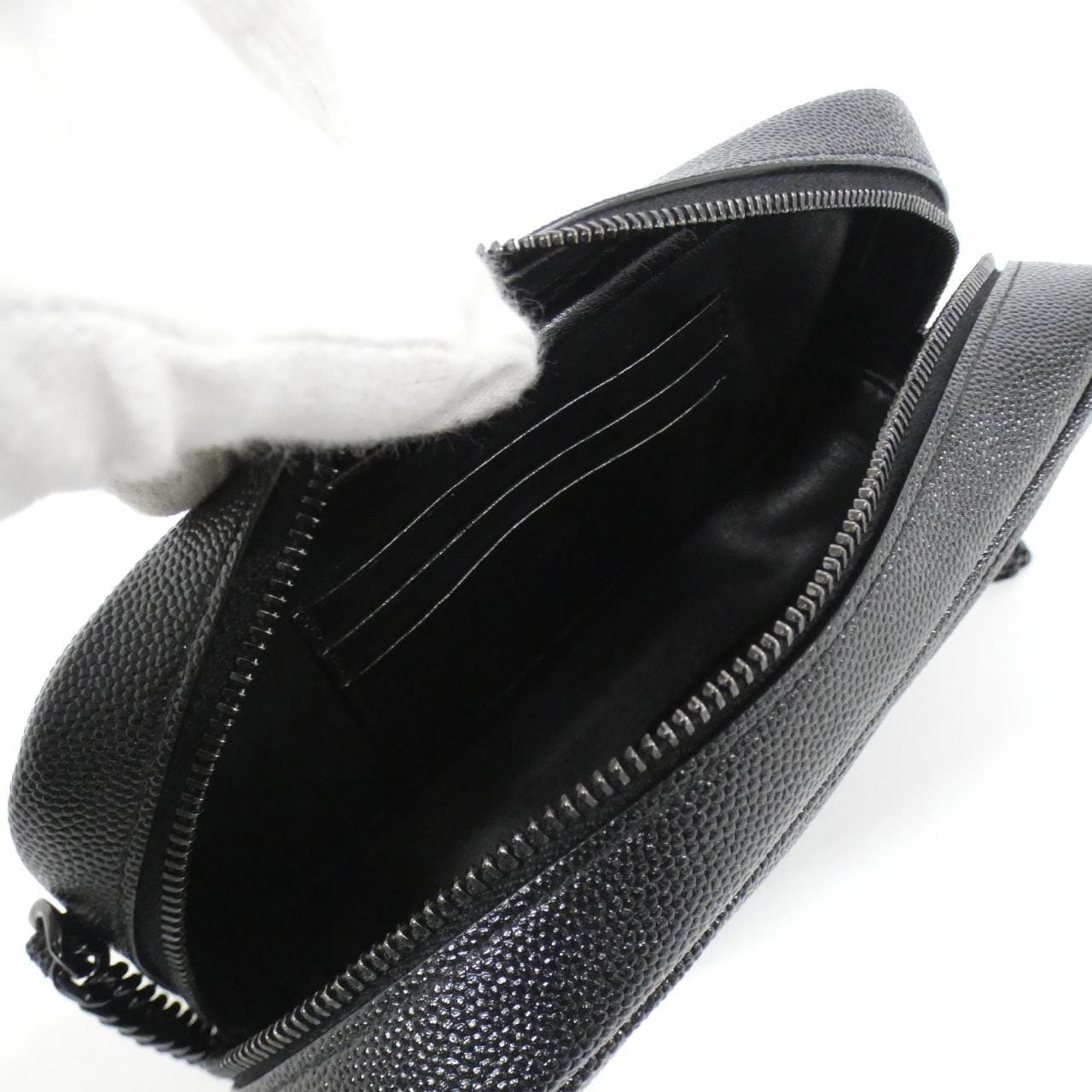 SAINT LAURENT 612579 1GF08 Shoulder Bag Black - Thumbnail 7