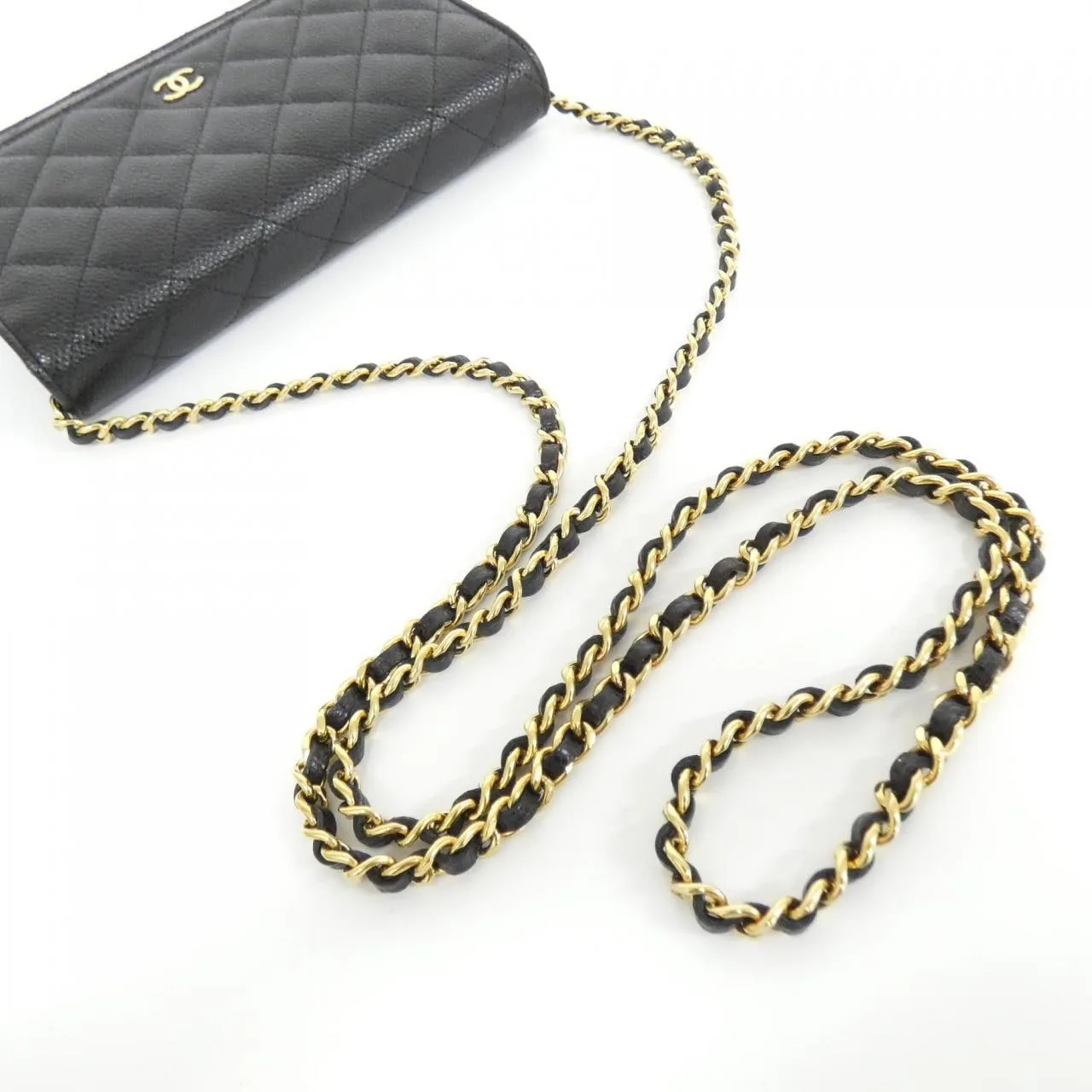 CHANEL Timeless Classic AP0250 Wallet Grained Calfskin Black Grained Calfskin Rank A - Thumbnail 4