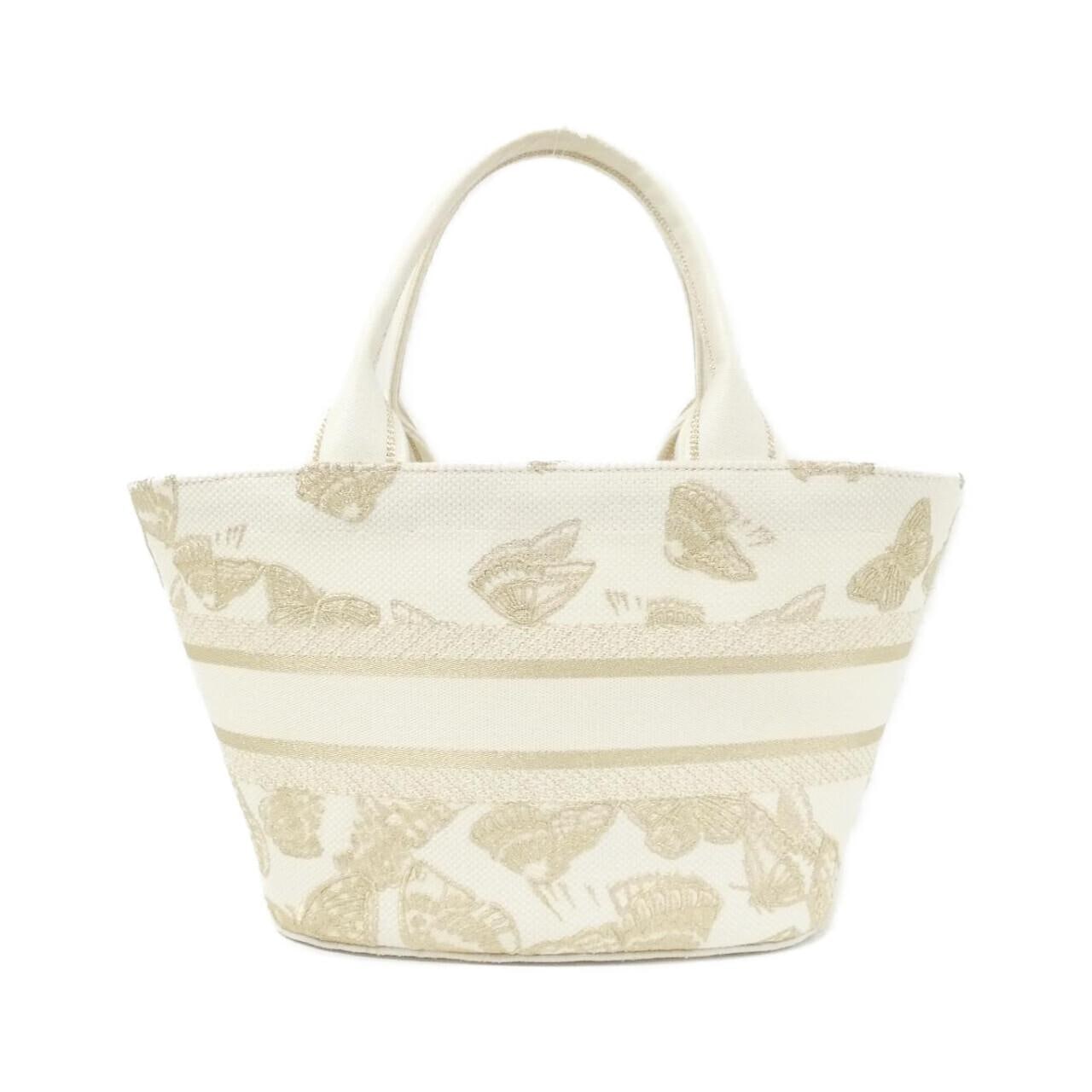 DIOR M1328CECH Bag Canvas 白色 帆布 中古品A - 縮圖 2