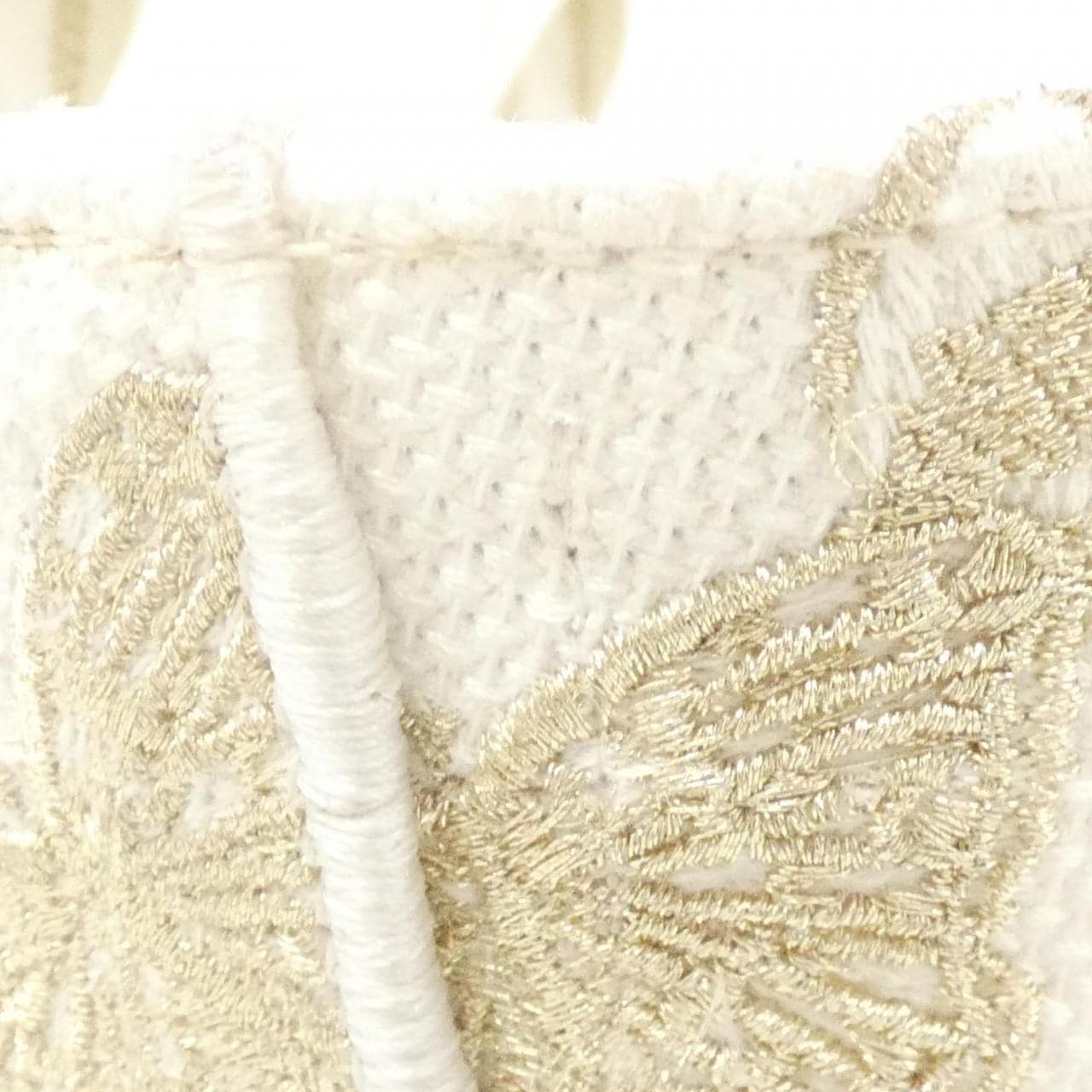 DIOR M1328CECH Bag Canvas 白色 帆布 中古品A - 縮圖 5