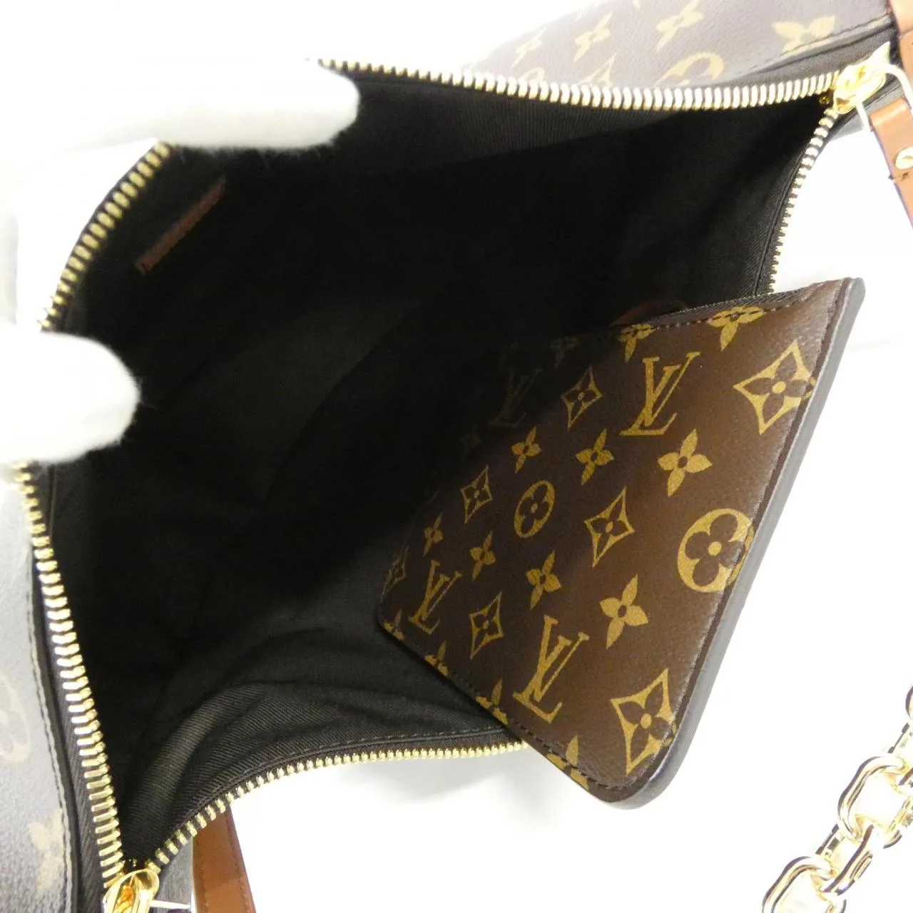 LOUIS VUITTON M46311 Shoulder Monogram 黑色 Monogram 中古品A - 縮圖 5