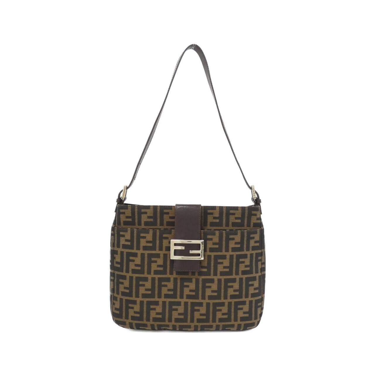 FENDI 26720 Shoulder Canvas Black