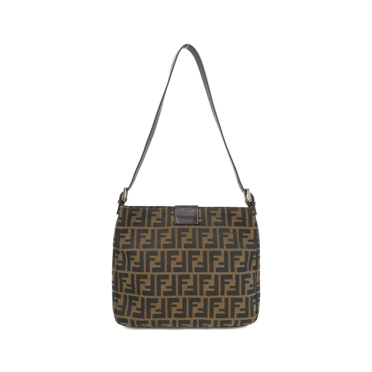 FENDI 26720 Shoulder Canvas 黑色 帆布 中古品A - 縮圖 2