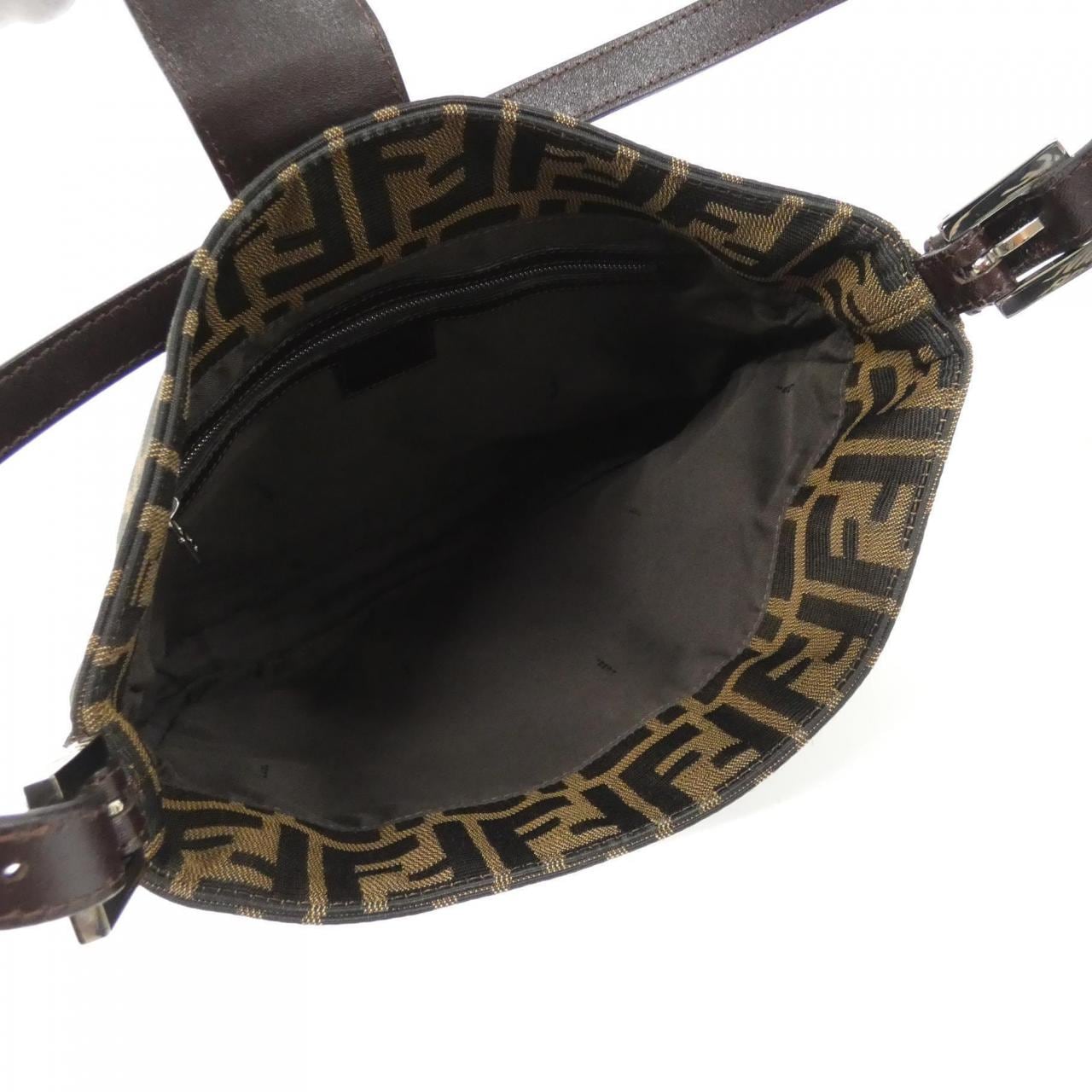 FENDI 26720 Shoulder Canvas 黑色 帆布 中古品A - 縮圖 8