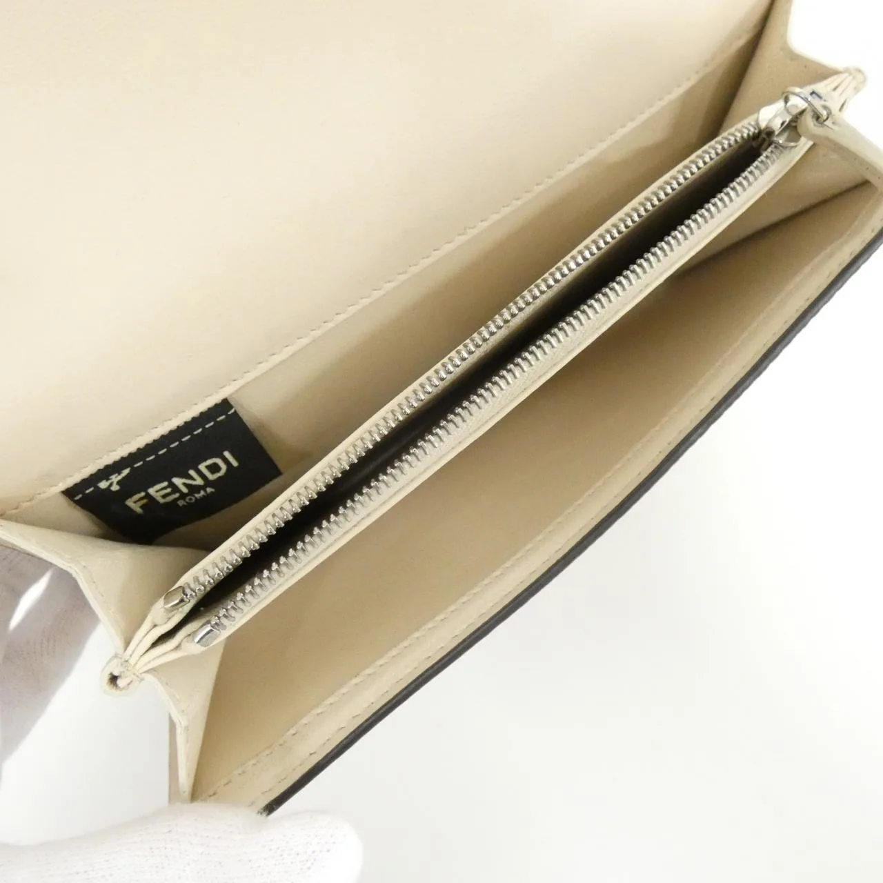 FENDI Peekaboo 8M0437 A91B Wallet 黑色 中古品A - 縮圖 9