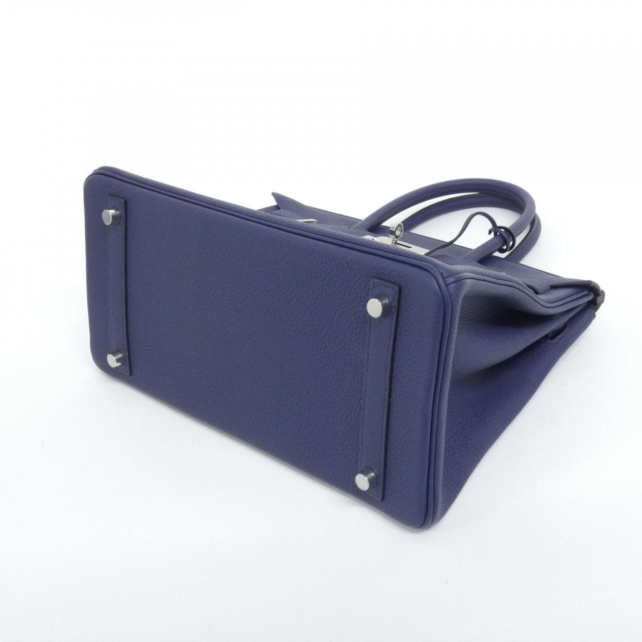 HERMES HERMÈS Birkin 030520CK Bag Togo Navy Togo Leather - Thumbnail 3