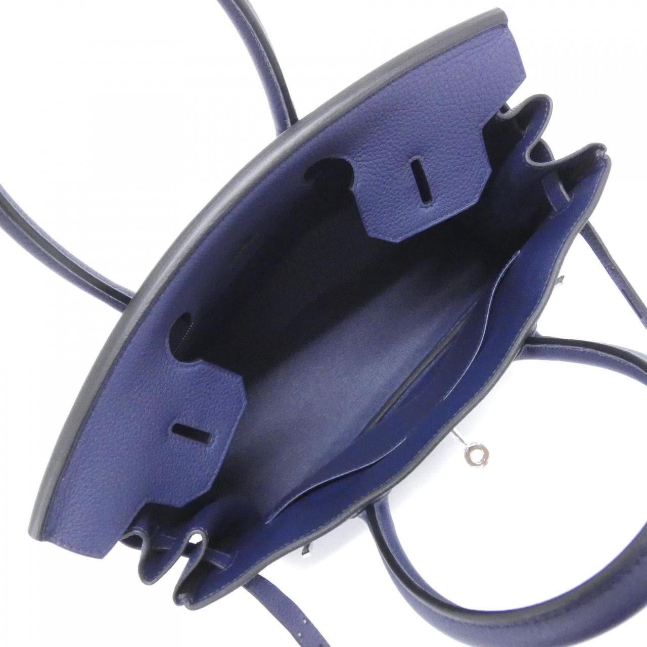 HERMES HERMÈS Birkin 030520CK Bag Togo Navy Togo Leather - Thumbnail 7