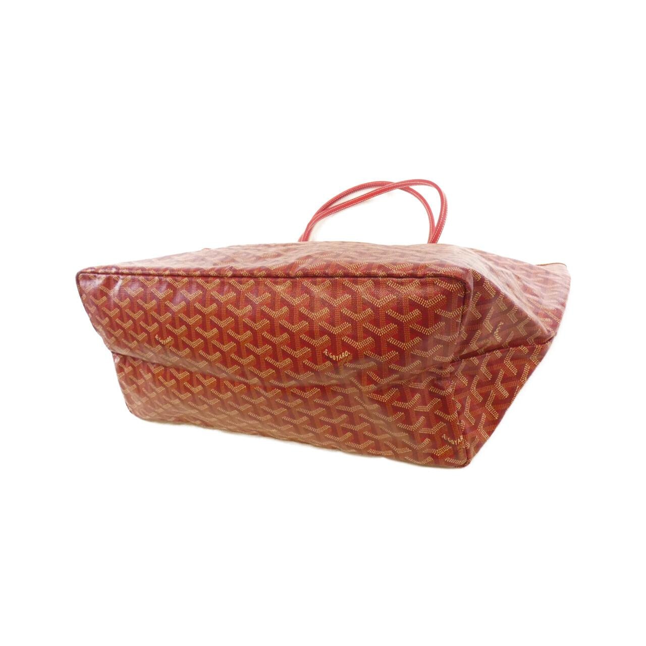 GOYARD Saint Louis AMA LOUIS PM Bag Canvas 紅色 帆布 中古品A - 縮圖 2