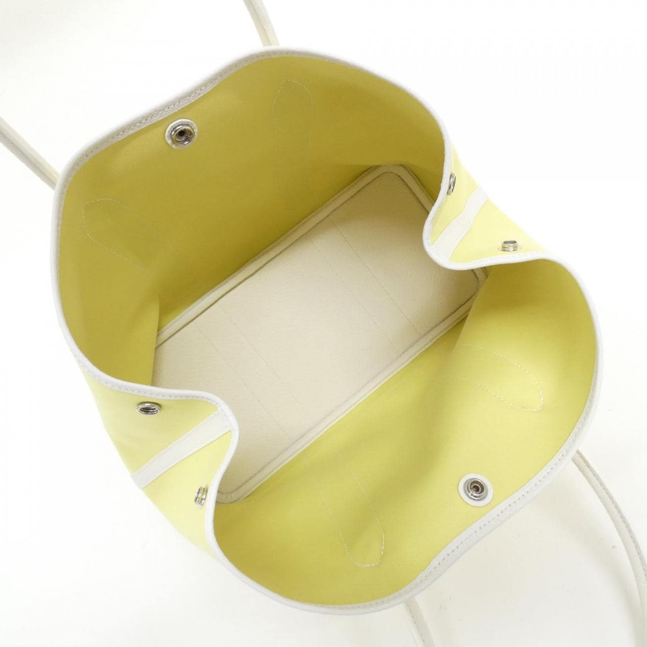 HERMES Garden Party HERMÈS 065867CK Bag White Rank A - Thumbnail 5
