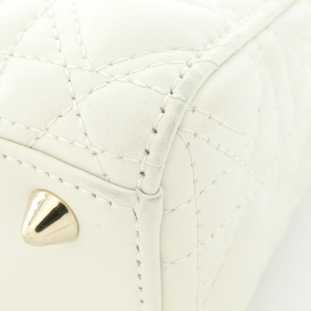 DIOR Lady Dior M0538ONGH Bag Lambskin 黑色 羊皮 中古品A - 縮圖 3