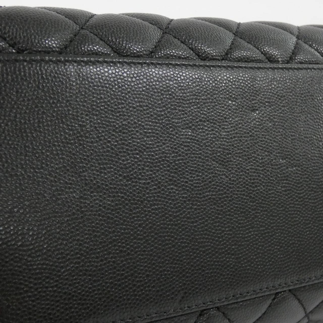CHANEL Matelasse 92991 Bag Grained Calfskin Black Grained Calfskin - Thumbnail 3
