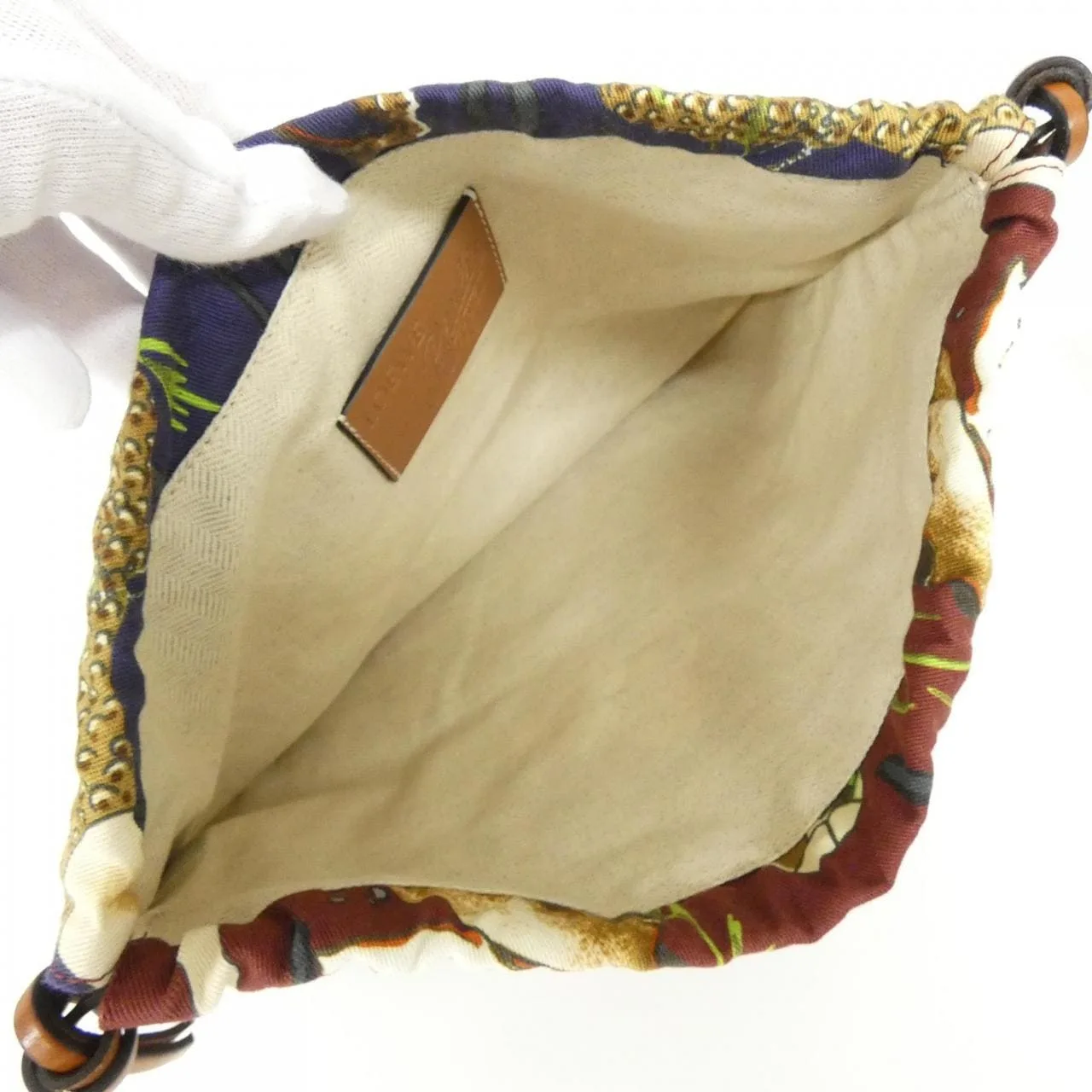 LOEWE C822057X02 Pouch Canvas Black Canvas Rank A - Thumbnail 5