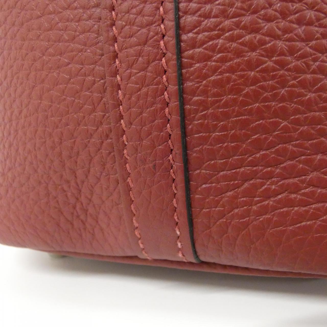 HERMES HERMÈS Picotin 056289CK Bag Clemence Rouge Clemence 皮 中古品A - 縮圖 4