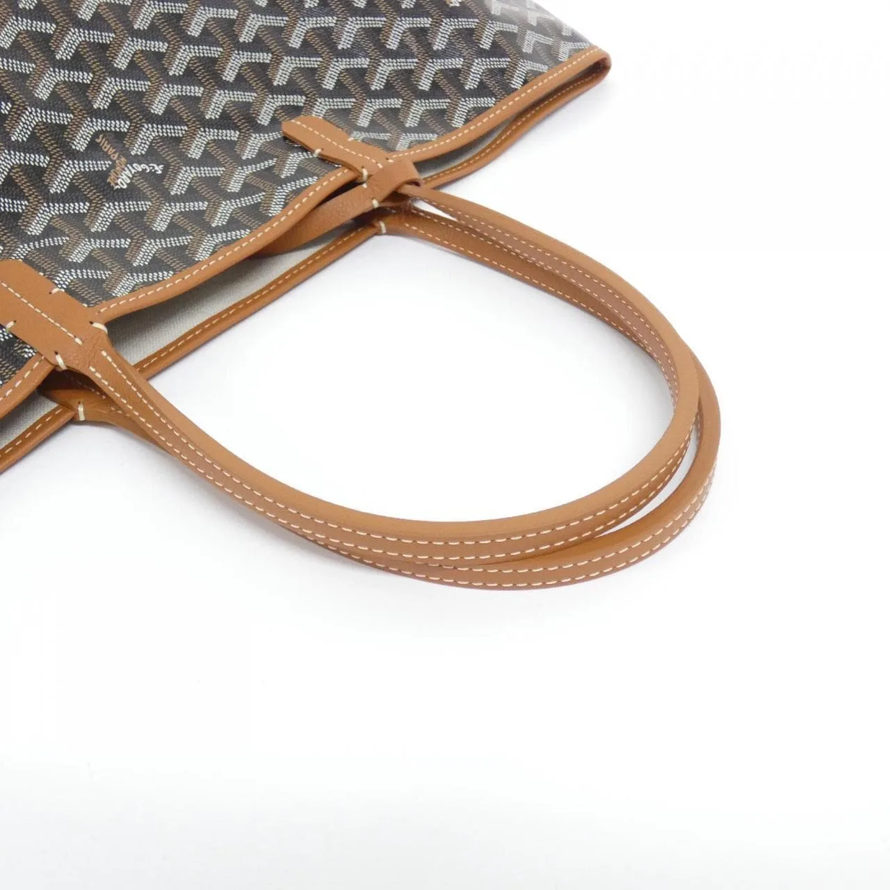 GOYARD Saint Louis AMA LOUIS PM Tote Canvas 黑色 帆布 未使用品 - 縮圖 4