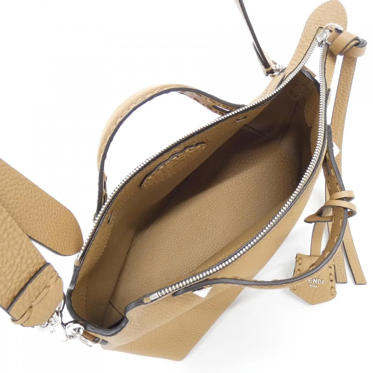 FENDI By The Way 8BL155 ASU2 Handbag 黑色 中古品A - 縮圖 5