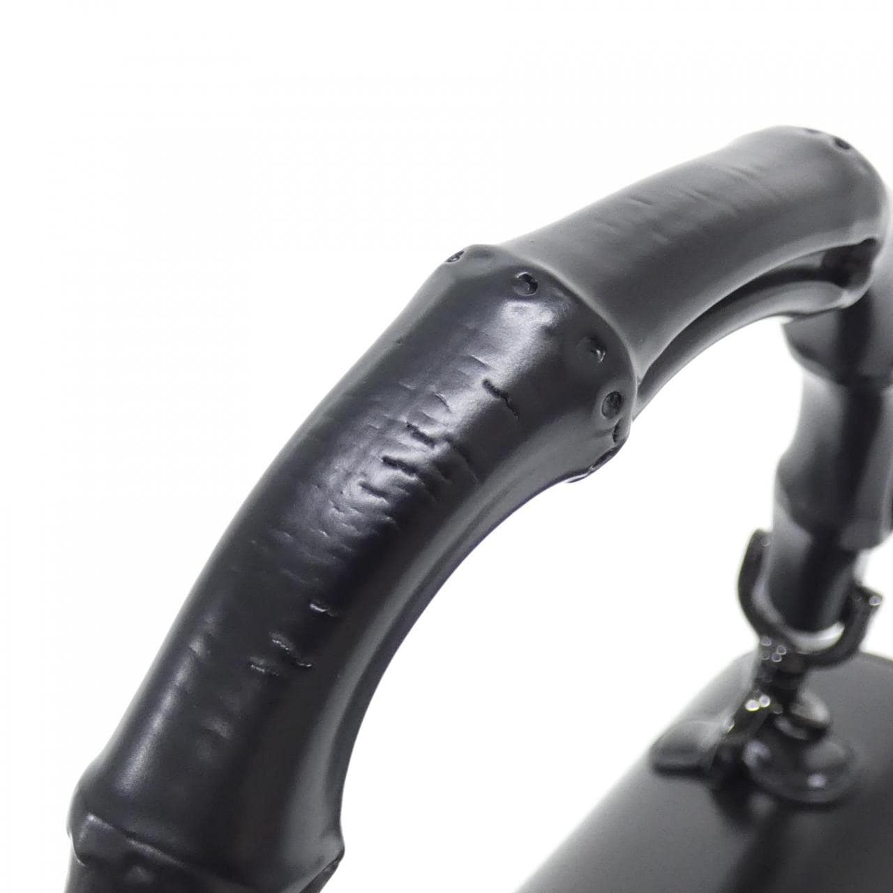 GUCCI Bamboo 675797 10ODP Bag Leather Black Leather - Thumbnail 6