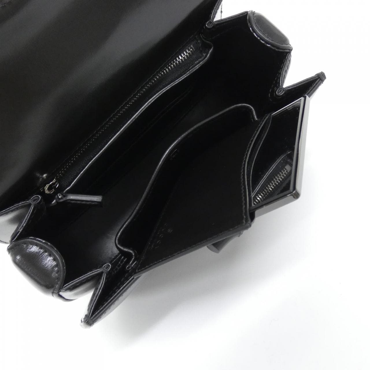 GUCCI Bamboo 675797 10ODP Bag Leather Black Leather - Thumbnail 7