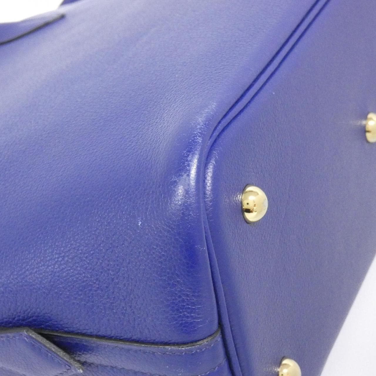 HERMES HERMÈS Bolide 073558CC Bag Blue Rank A - Thumbnail 2