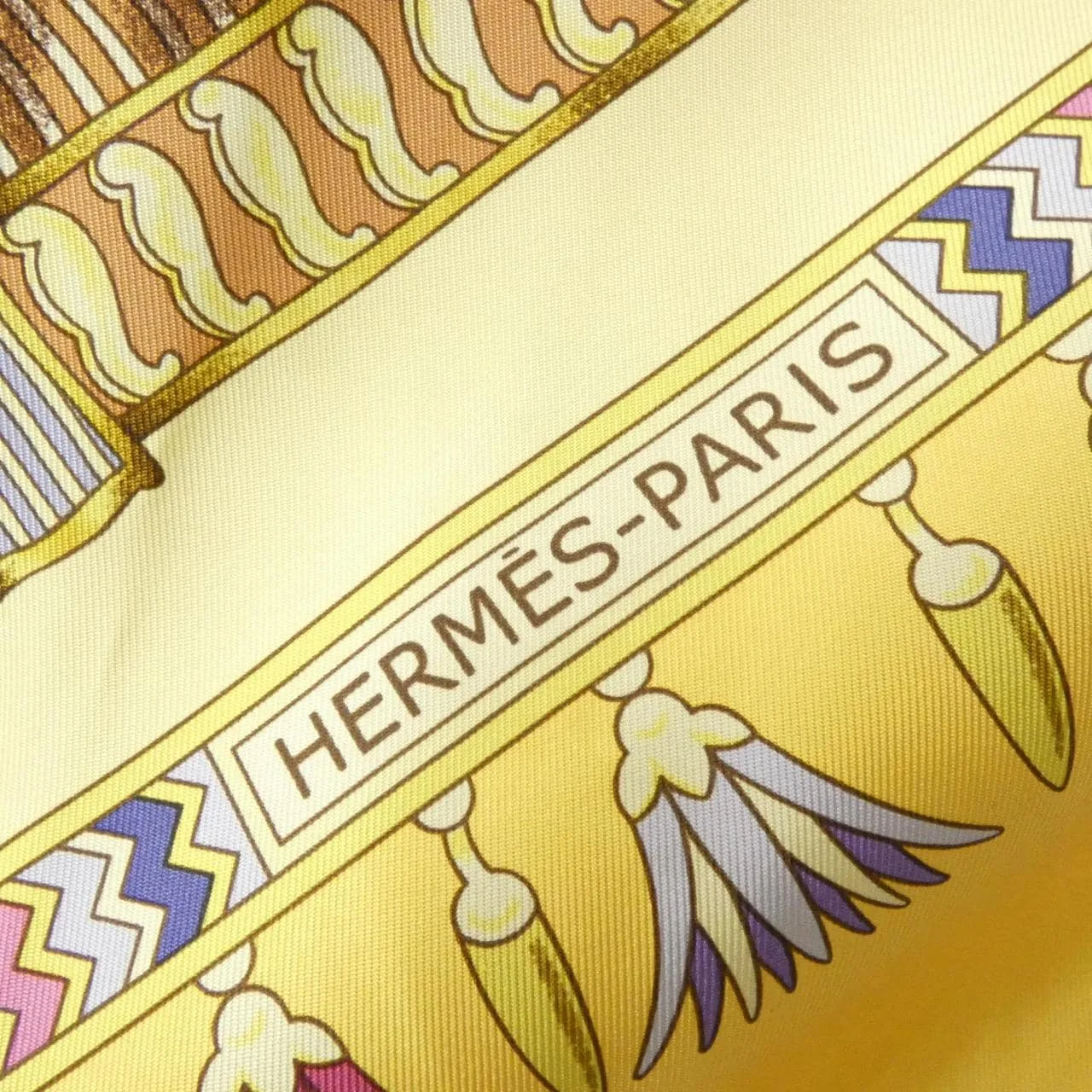 HERMES Scarf Black Rank A - Thumbnail 2