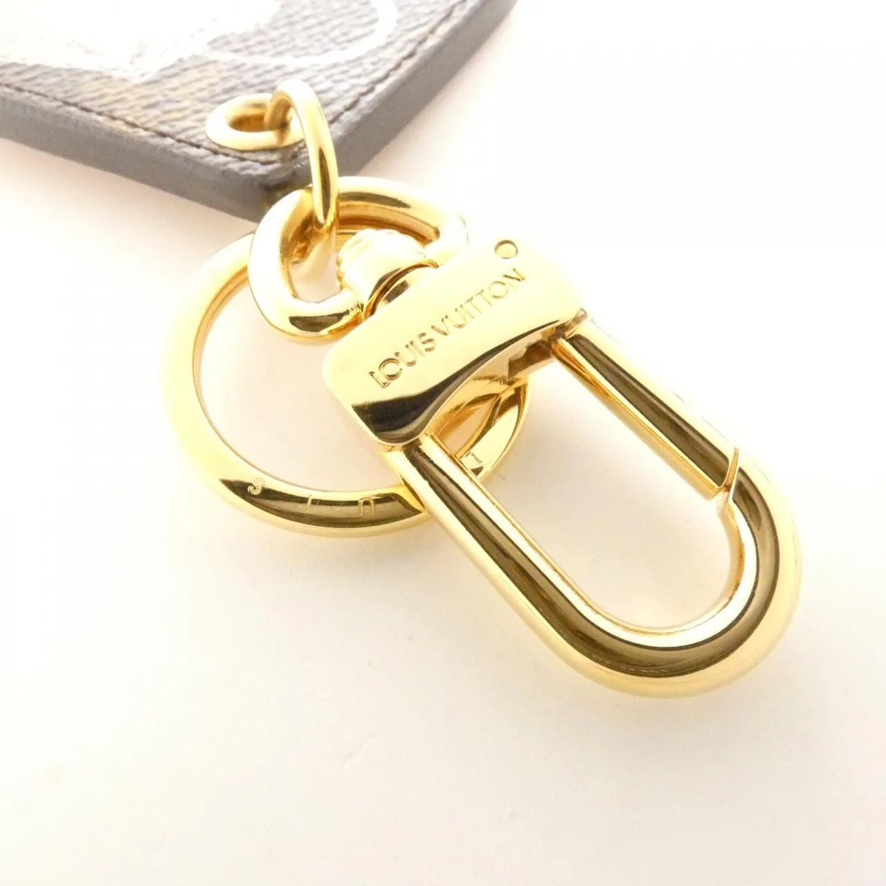 LOUIS VUITTON Key Case Monogram 黑色 Monogram 中古品A - 縮圖 4