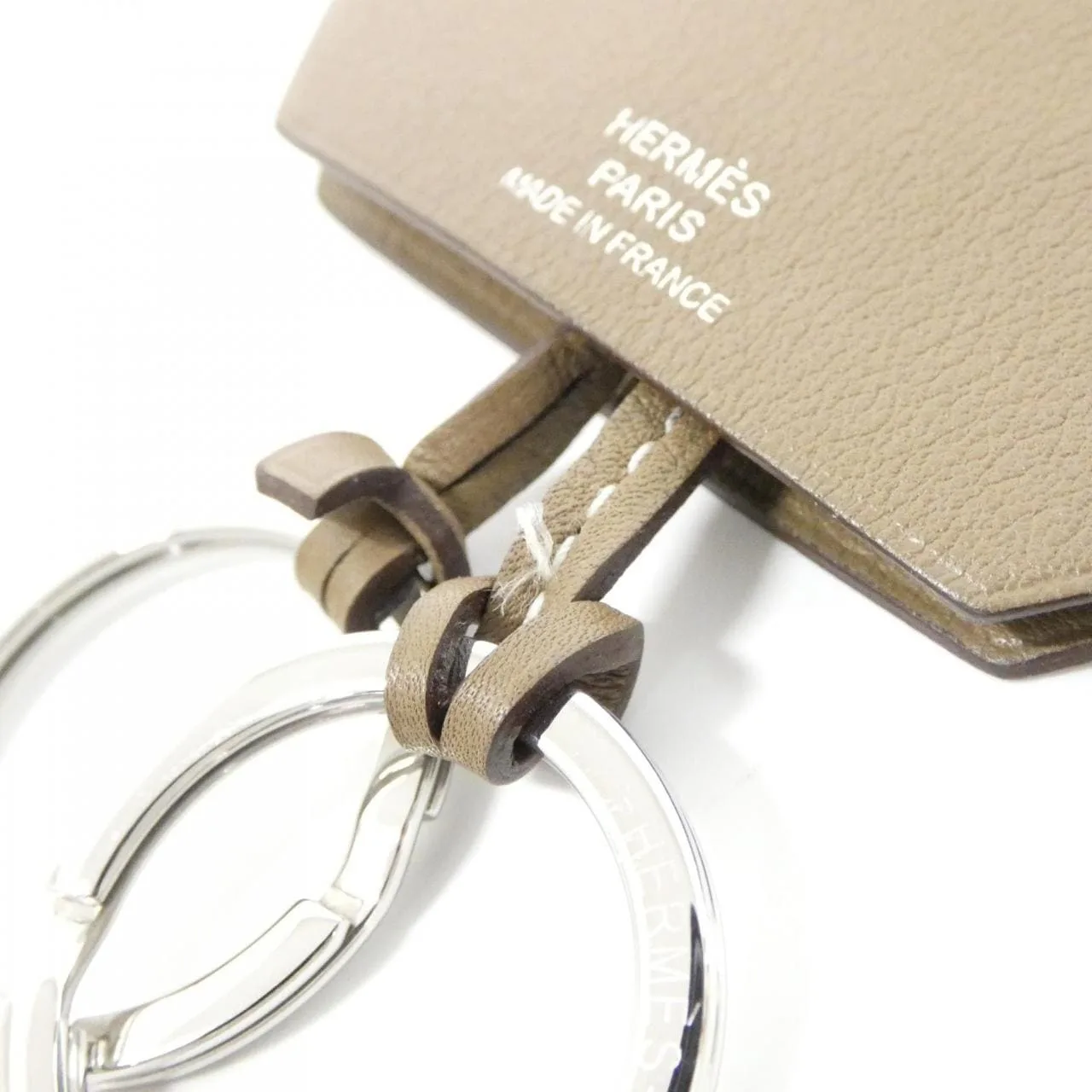 HERMES 074210CJ Accessories Swift Etoupe Swift 皮 中古品A - 縮圖 4