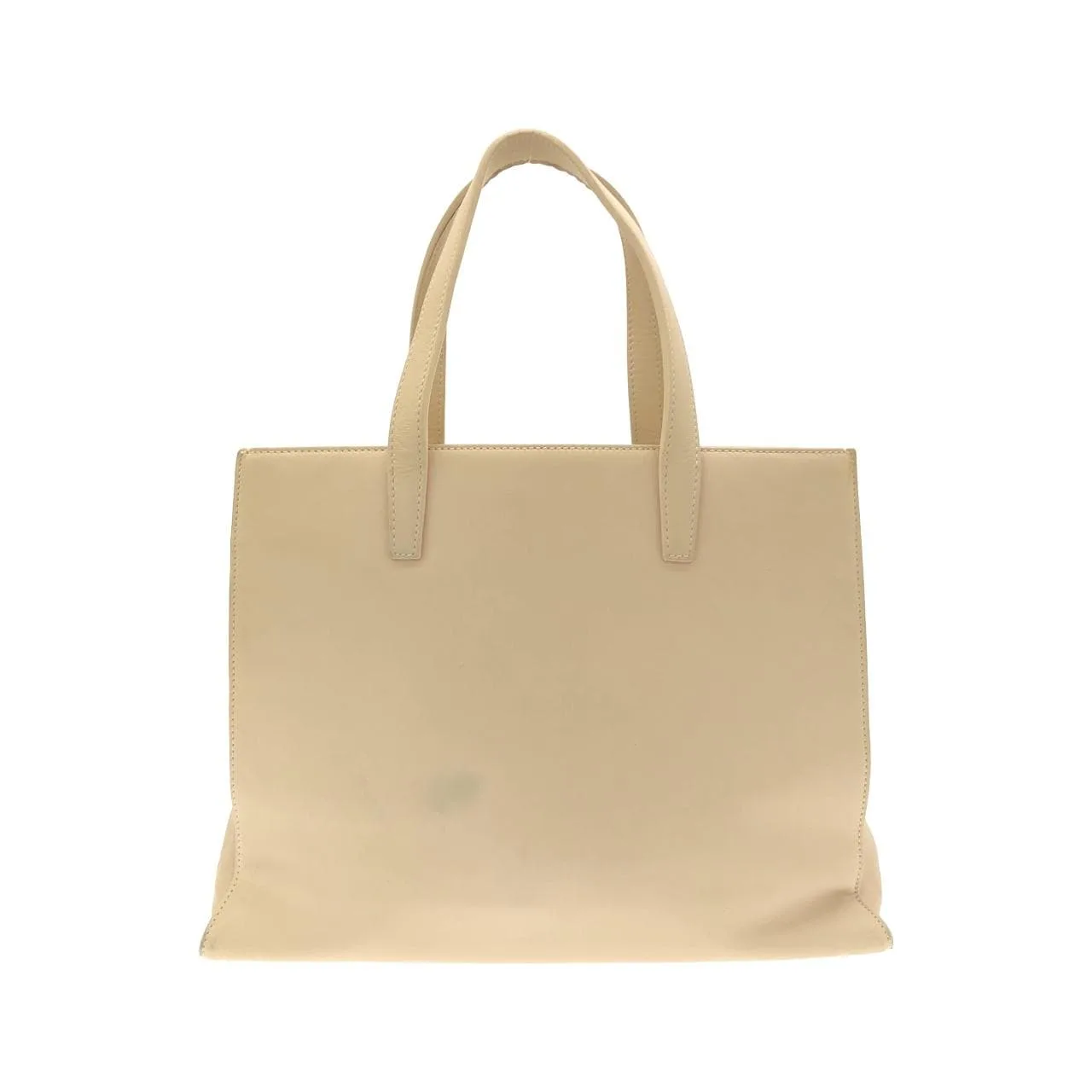 LOEWE Handbag Leather Beige Leather Rank A - Thumbnail 2
