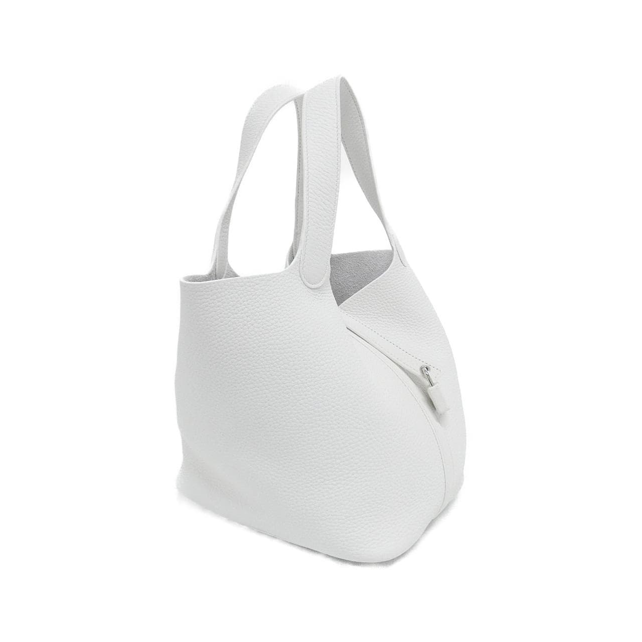 HERMES HERMÈS Picotin 060991CK Bag Clemence White