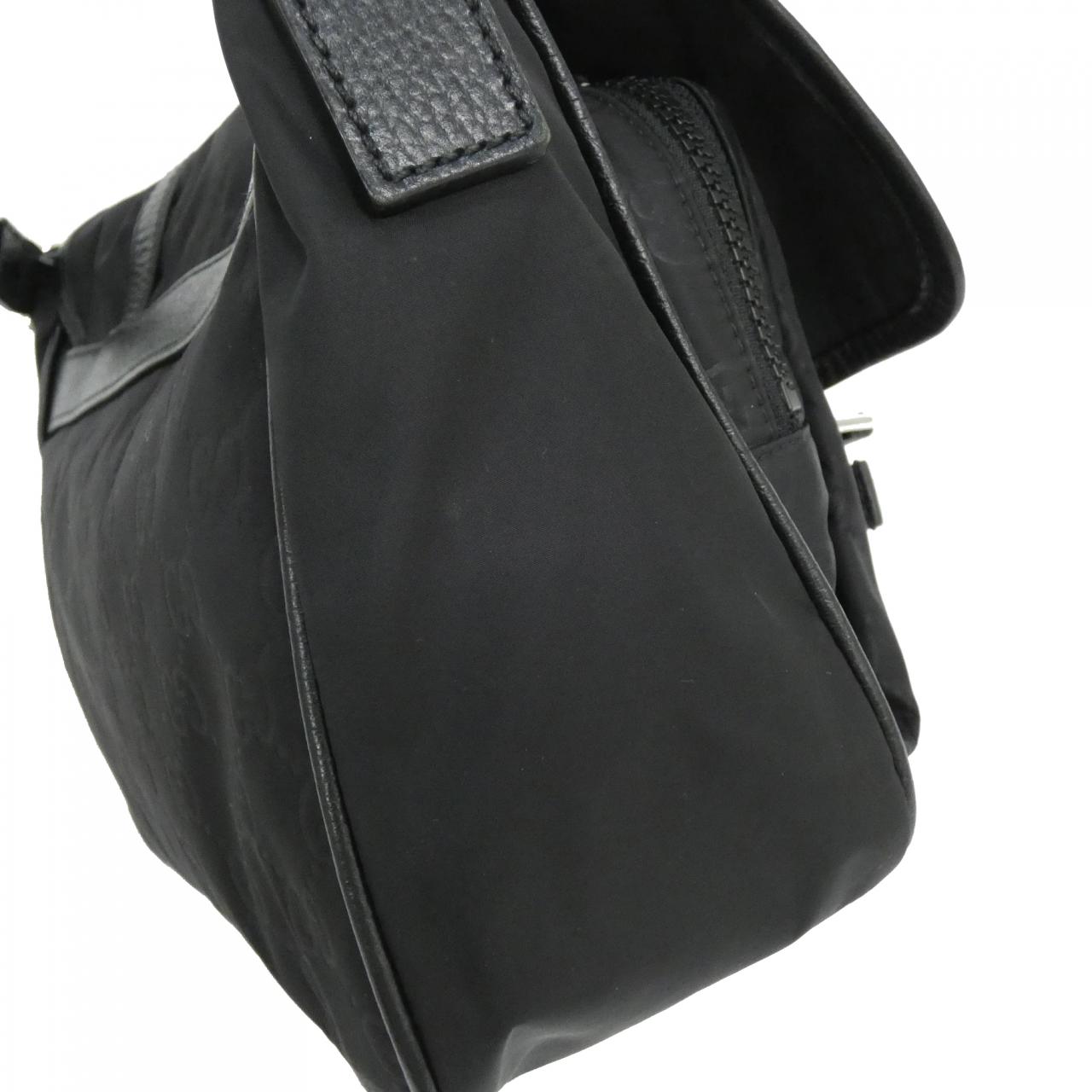 GUCCI 510335 K28AN Shoulder Nylon Black Nylon - Thumbnail 5