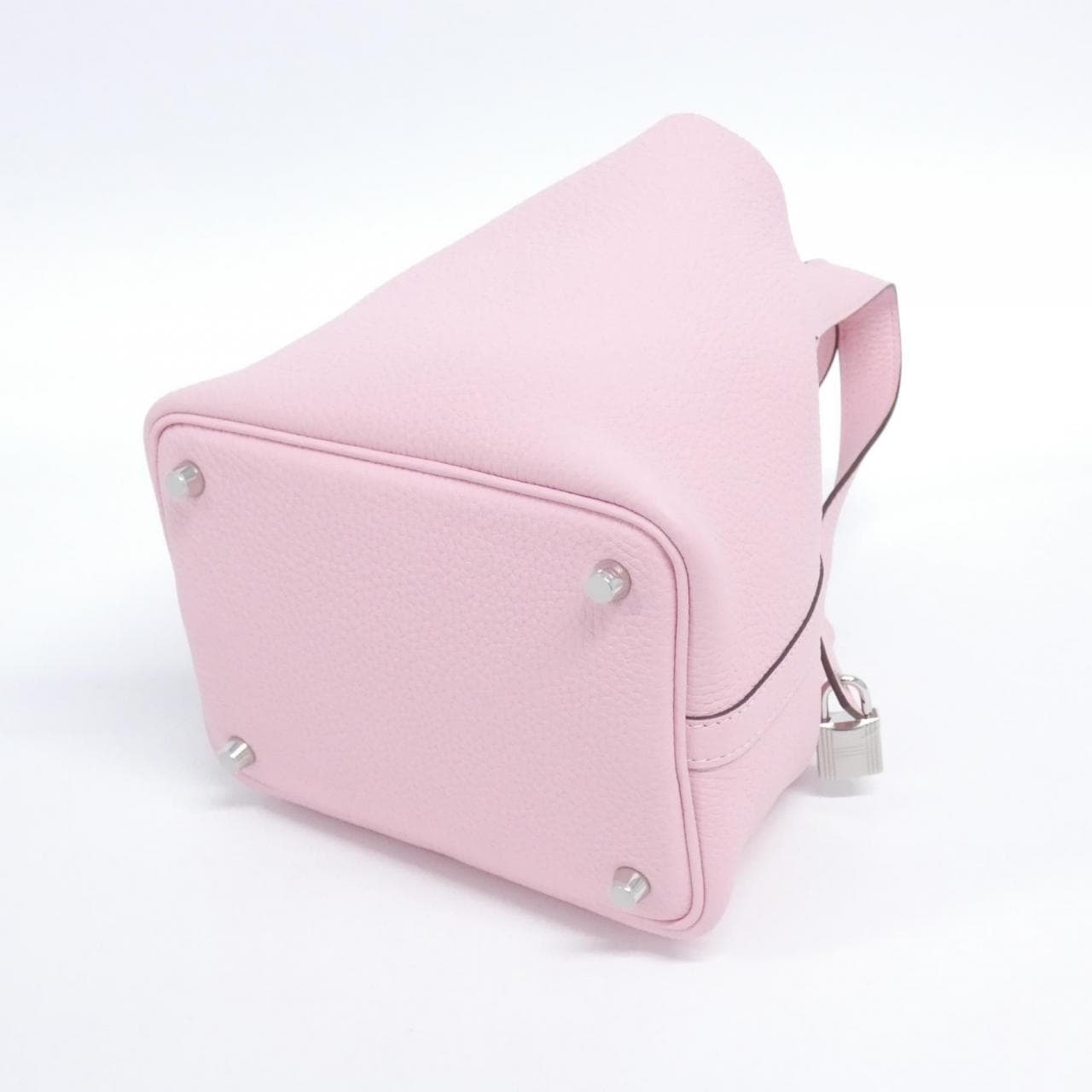 HERMES HERMÈS Picotin 056289CK Bag Clemence 黑色 Clemence 皮 - 縮圖 2