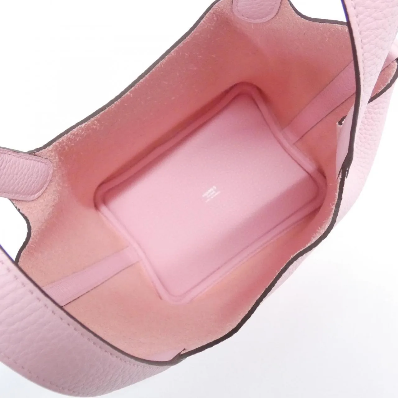 HERMES Picotin 056289CK Handbag Clemence Black Clemence Leather Rank A - Thumbnail 6