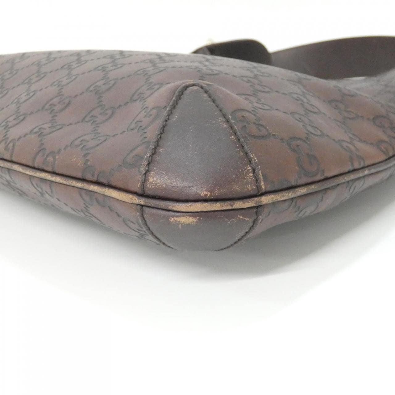 GUCCI 145826 Shoulder Leather Brown Leather - Thumbnail 2