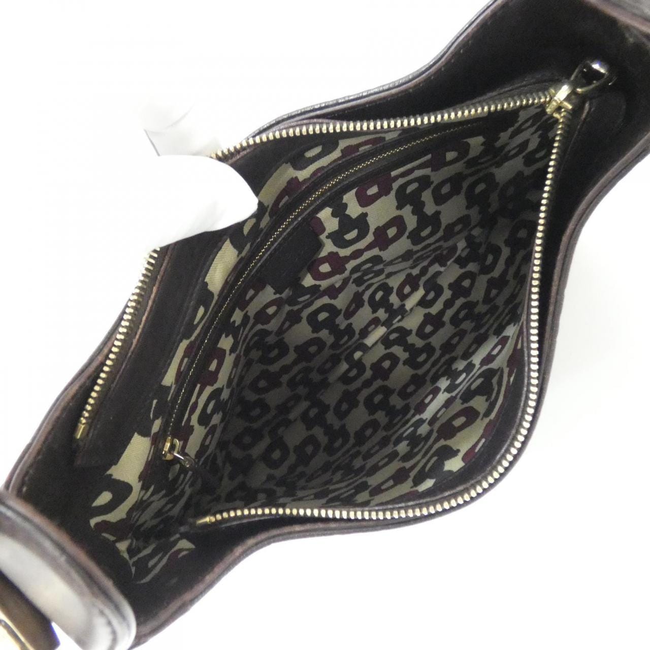 GUCCI 145826 Shoulder Leather Brown Leather - Thumbnail 9