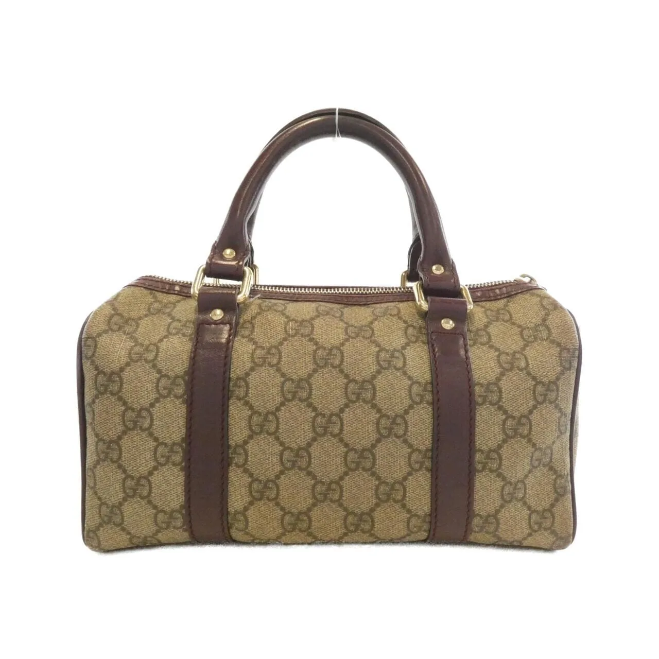 GUCCI 193604 Boston Leather 米色 皮革 中古品B - 縮圖 2
