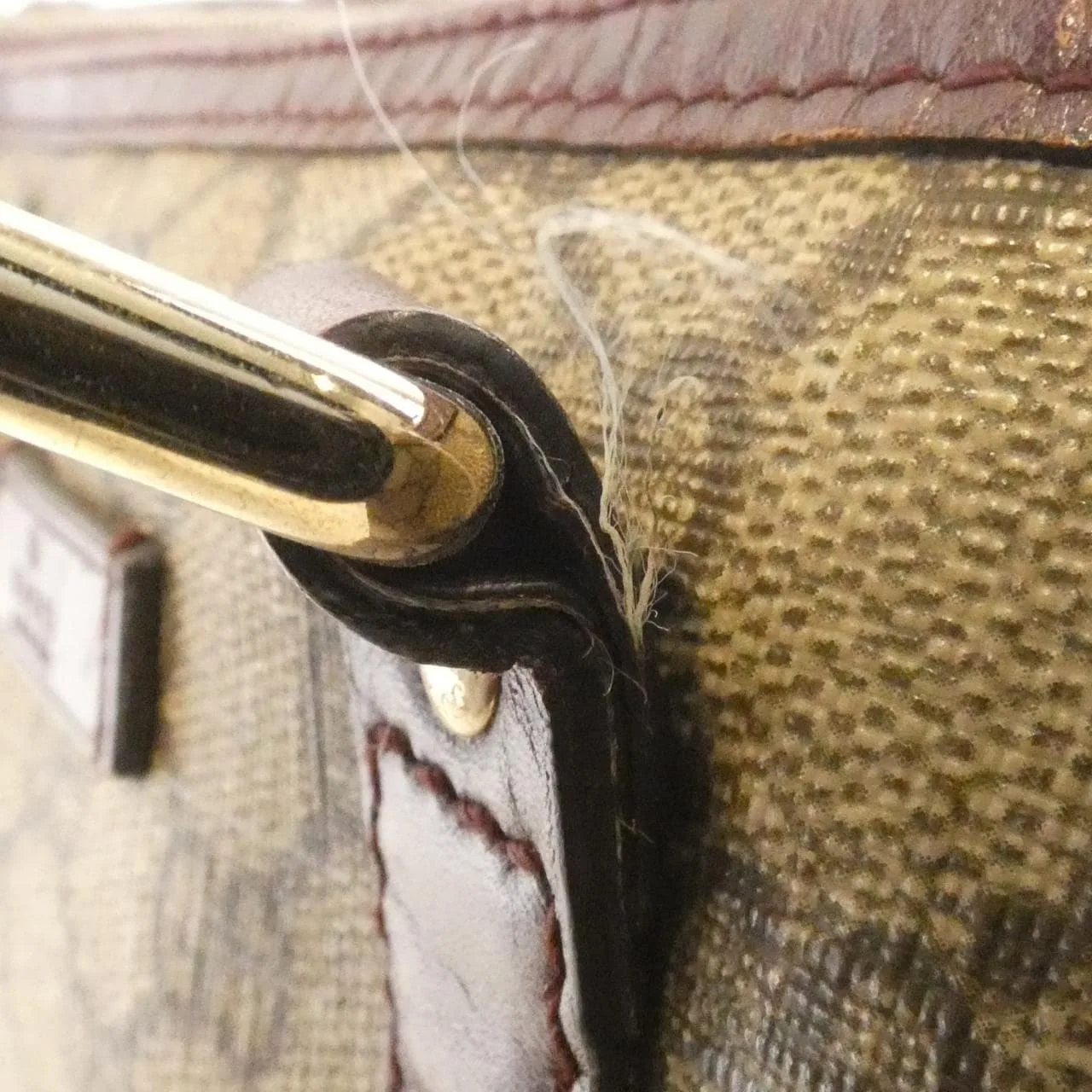 GUCCI 193604 Boston Leather 米色 皮革 中古品B - 縮圖 6