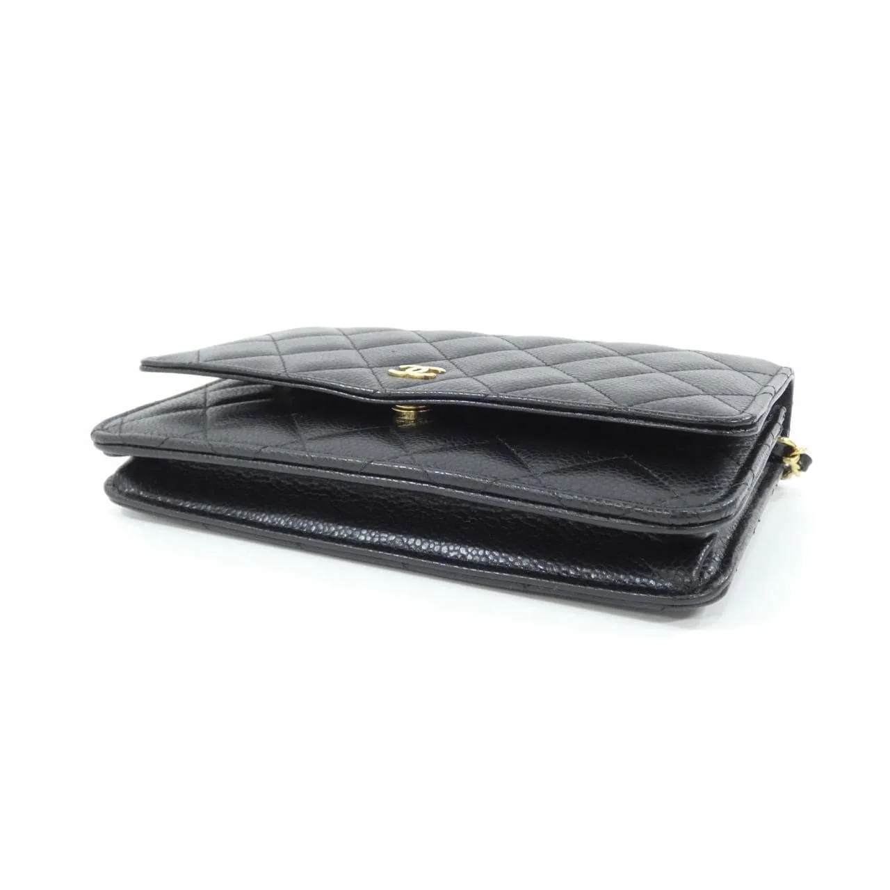 CHANEL Timeless Classic AP0250 Wallet Grained Calfskin 黑色 荔枝紋牛皮 中古品A - 縮圖 3