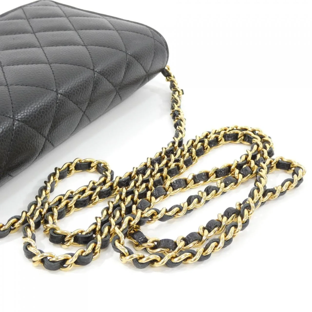 CHANEL Timeless Classic AP0250 Wallet Grained Calfskin 黑色 荔枝紋牛皮 中古品A - 縮圖 5