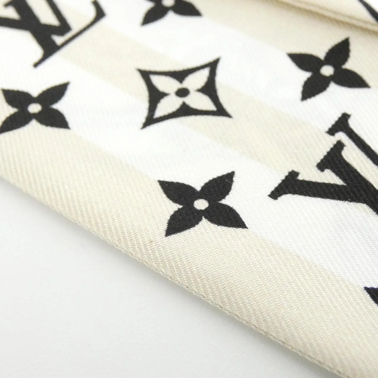 LOUIS VUITTON M96508 Scarf 米色 中古品A - 縮圖 3