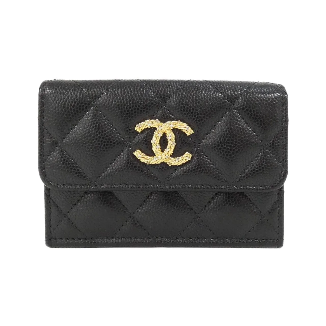 CHANEL AP5075 Wallet Grained Calfskin