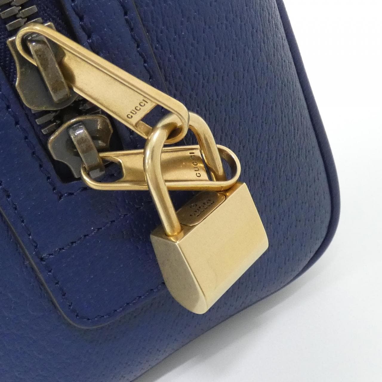 GUCCI 705373 1T57T Boston Bag Leather Black Leather - Thumbnail 6