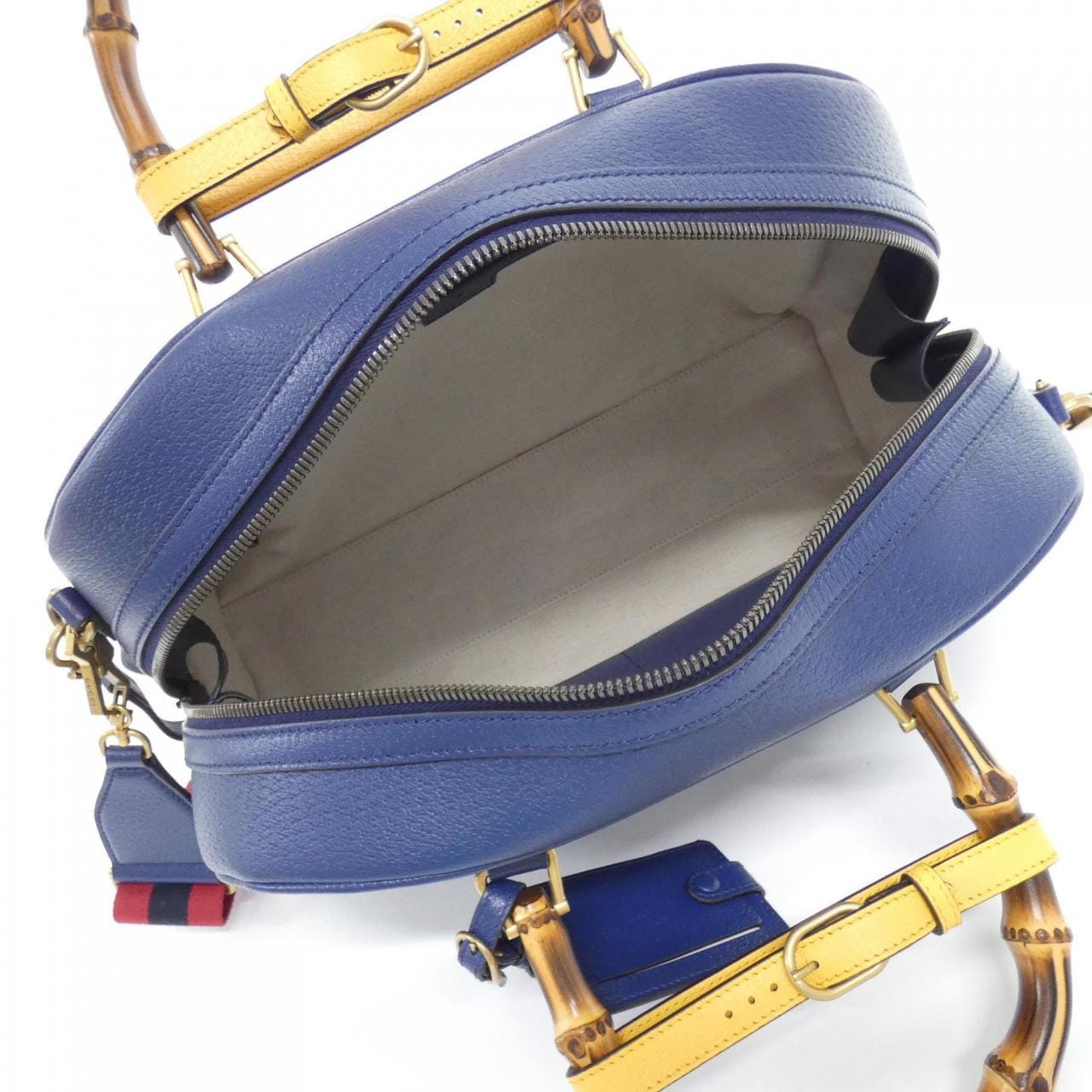 GUCCI 705373 1T57T Boston Bag Leather Black Leather - Thumbnail 8