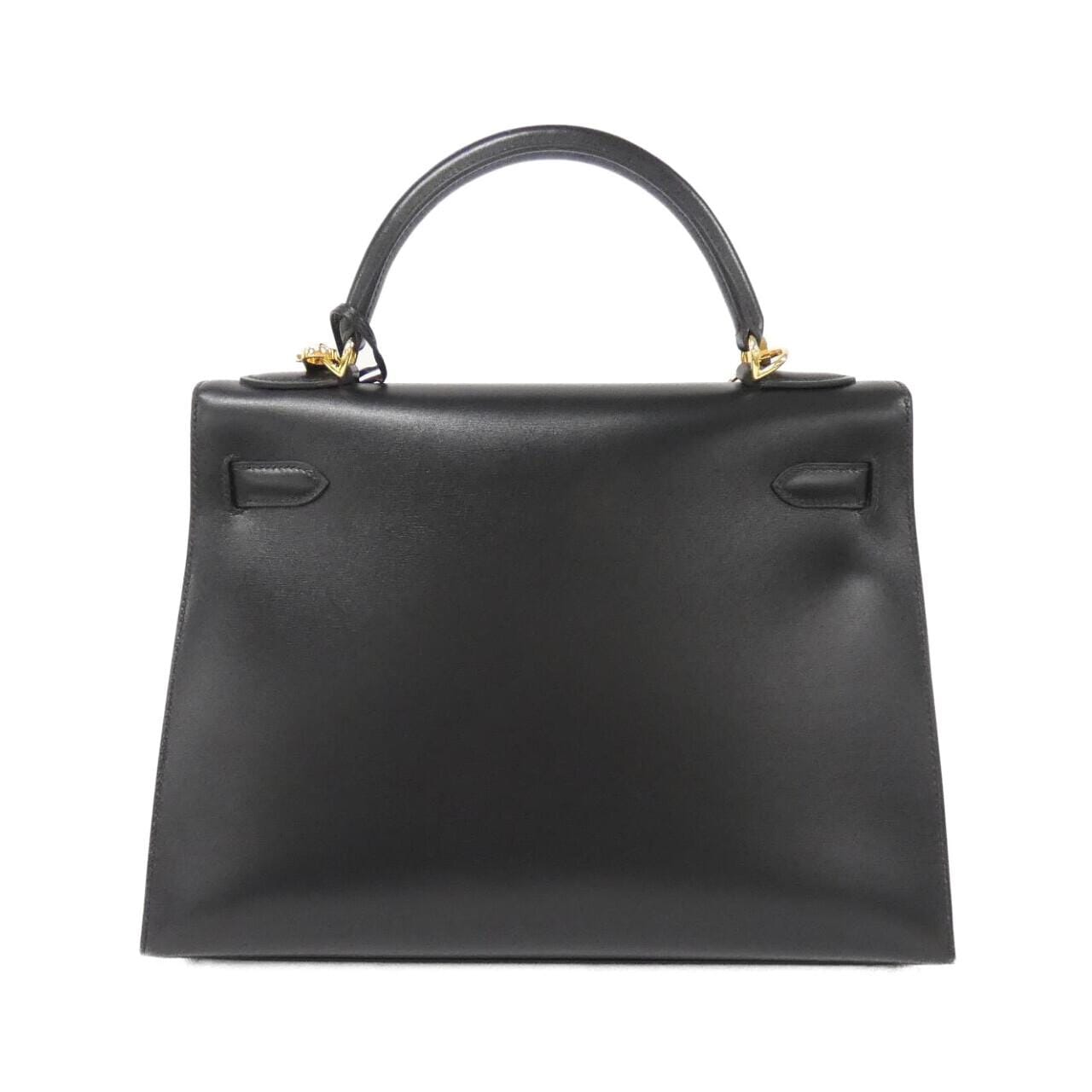 HERMES HERMÈS Kelly 001858CC Bag Box Calf Black Box Calf Leather - Thumbnail 2