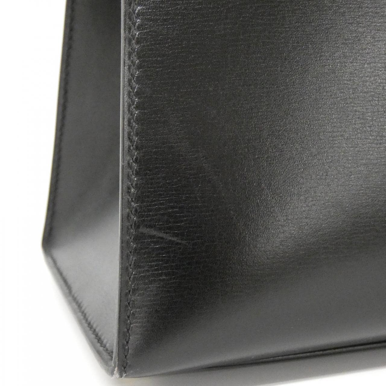 HERMES HERMÈS Kelly 001858CC Bag Box Calf Black Box Calf Leather - Thumbnail 5