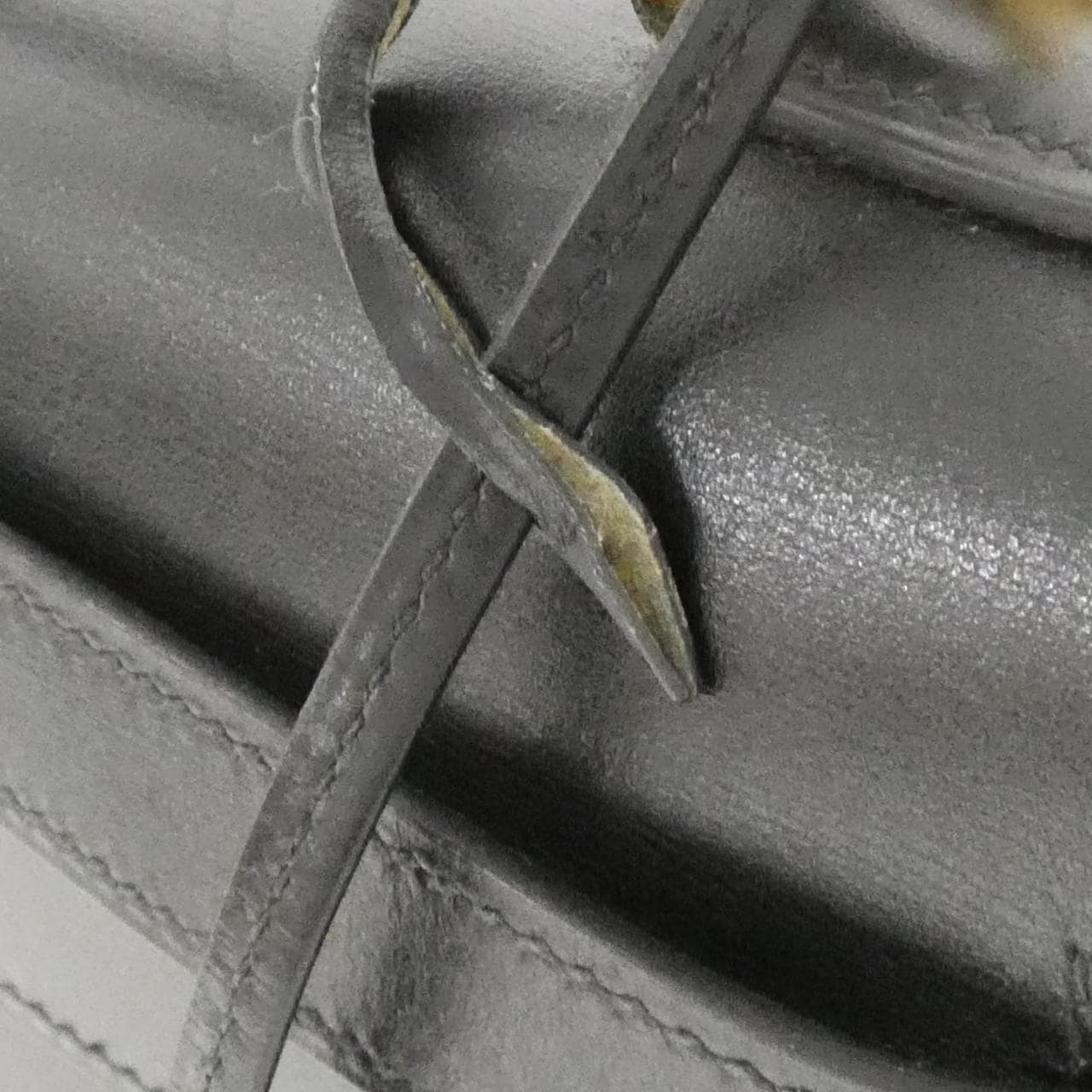 HERMES HERMÈS Kelly 001858CC Bag Box Calf Black Box Calf Leather - Thumbnail 6