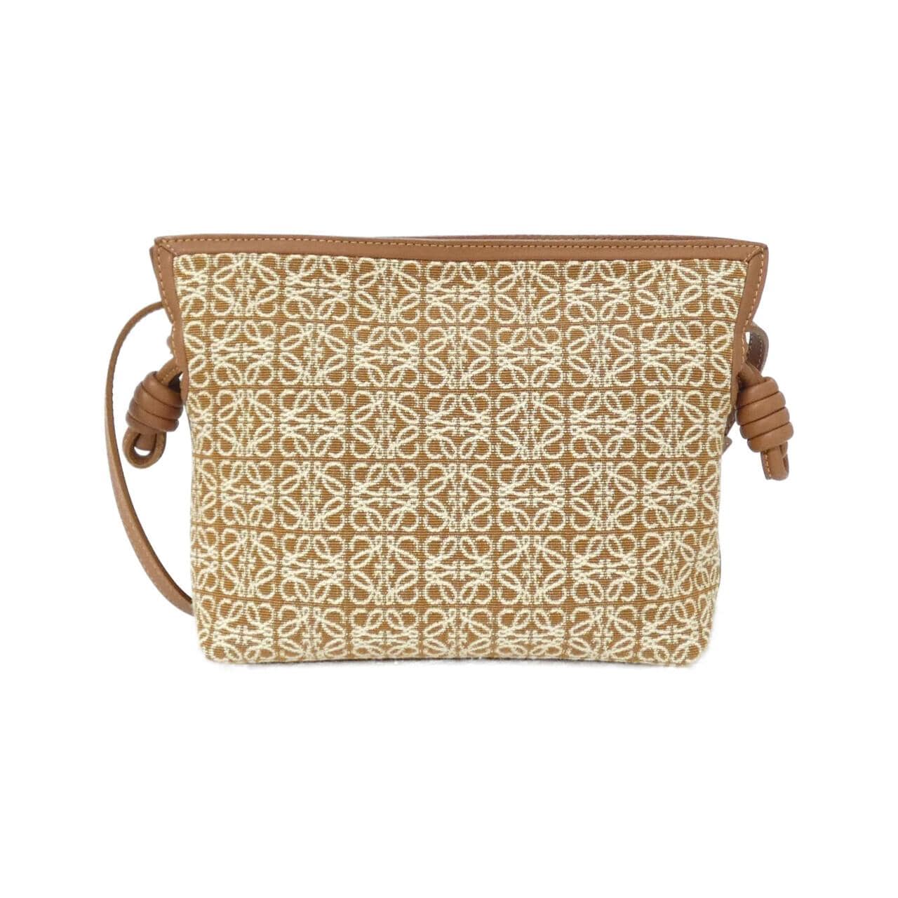 LOEWE Flamenco A411FC2X38 Clutch Canvas Black